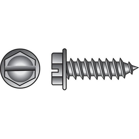 

8 x 1.25 in. Hex Washer Head Sheet Metal Screw Zinc
