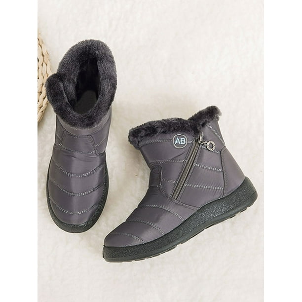 Botas Mujer Botas Con Relleno De Borrego Botas De Nieve De