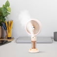 thumbnail image 6 of Misting Fan With Light, Rechargeable Handheld Fan, USB Spray Cooling Fan, Three Speed Portable Fan, 50ml Water Tank Fan, Desktop Travel Mini Fan, Outdoor Personal Fan, 6 of 6