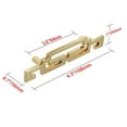 thumbnail image 2 of Utopia Alley Steffi Pull Handle - Decorative Cabinet Drop Pull Handles- Vintage Cabinet Hardware with Hand Finished Polished Gold - Metal Drawer Pull Handle, 2.5" Center to Center, 2 of 5