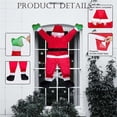 thumbnail image 4 of Lava Christmas Hanging Santa Claus Decorations 3.6ft Climbing Stana Outdoor Christmas Ornaments for Door Roof Car Tree, 4 of 9