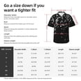 thumbnail image 6 of Haiem Falling Musical Printed Hawaiian Shirt for Men - Men’s Casual Beach Summer Shirts - Stretch Fabric with Modern Fit-XX-Large, 6 of 7