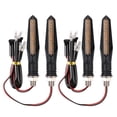 thumbnail image 1 of Colaxi 4x Motorcycle Blinker Indicator Lamp Motorbike Indicator Amber Lamp LED Lamp Flowing Yellow Light, 1 of 8