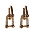 thumbnail image 1 of Geometric Square Diamond Simple Earrings Temperament Earrings Fashion Sweet And Personalized Earrings, 1 of 8