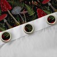 thumbnail image 4 of Feelyou Jungle Mushroom Kids Curtains Pack of 2 (42x84 Each), Rustic Leaves Plant Curtains Blackout, Cartoon Botanical Theme Bedroom Curtains, Blackout Curtains Bedroom Decor, 4 of 6