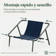 thumbnail image 5 of Silla de Metal Zinus Ada con Cojines de Memory Foam Color Azul Marino, 5 of 6