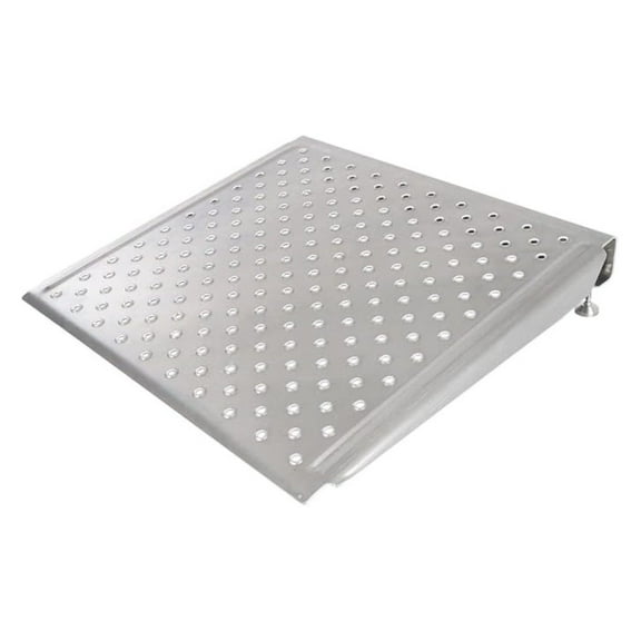 4" High Aluminum Adjustable Threshold Ramp - 24" L x 36" W