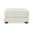 thumbnail image 2 of Benjara 42 Inch Ottoman, Oversized Cushion, Modern Style, Soft Beige Polyester, 2 of 5