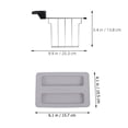 thumbnail image 2 of KONTONTY 1 Set Toaster Machine Covers For Home Use With Heatproof Handles And Dustproof Protection, 2 of 8