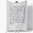thumbnail image 1 of Love Letter Blanket for Wife, Personalized Gift for Wife, 1 of 10