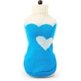 thumbnail image 3 of Pet Dog Sweaters Classic Knitwear Turtleneck Winter Warm Puppy Clothing Cute Strawberry and Heart Doggie Sweater, 3 of 4