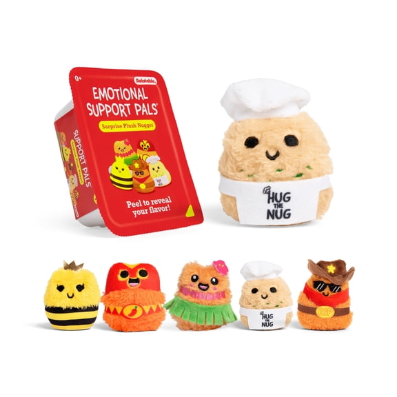 Emotional Support Pals Nugget Blindbox - Cute Stuffed Animals & Toys - Includes 1 Plush Nugget