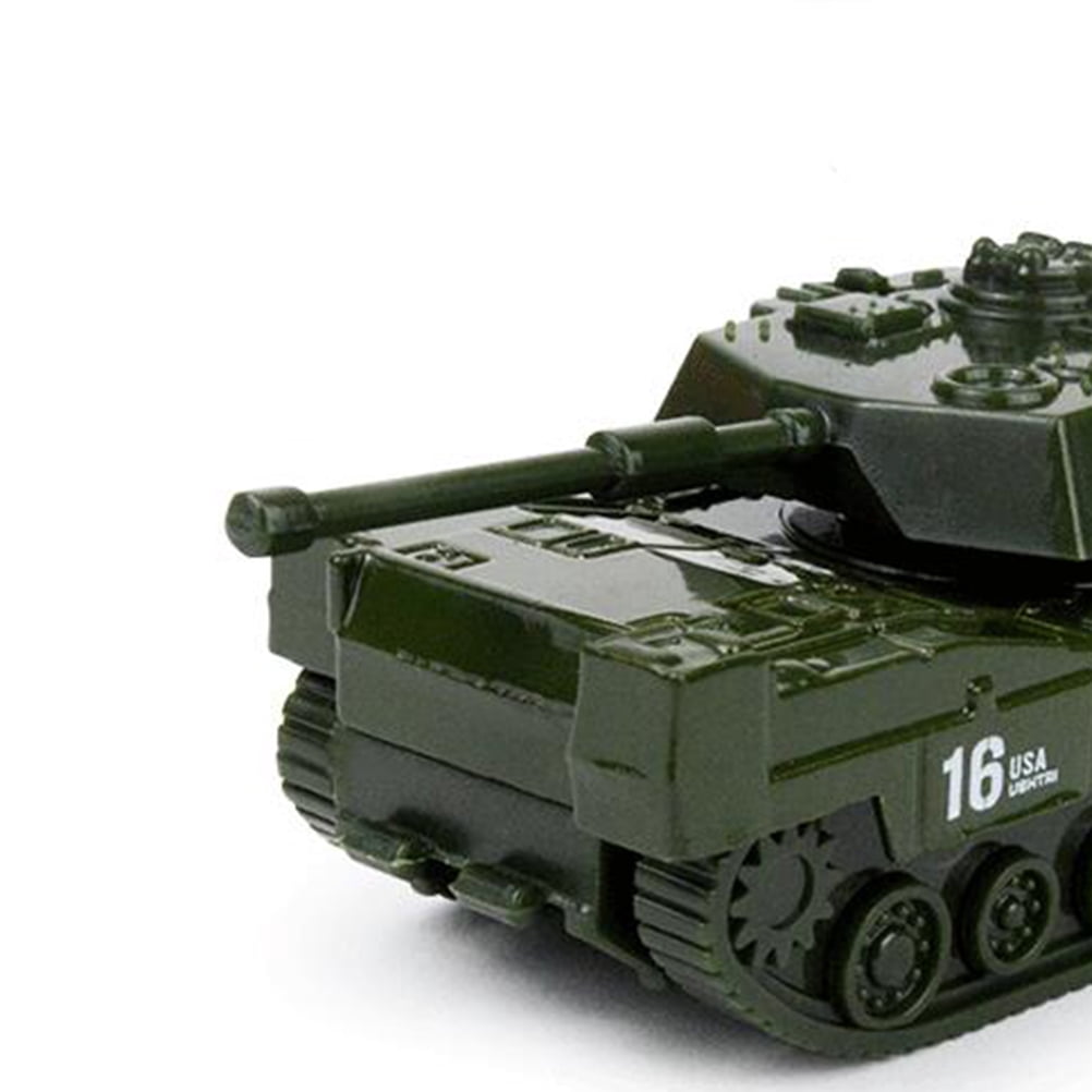 Set De 6 Véhicules Militaires Miniatures Métal 1:87 - Chars, Jeeps, Blindés, Hélicoptère - Jouet Die-Cast Pour Enfants