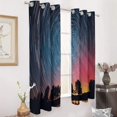 thumbnail image 2 of Blackout Curtains for Bedroom Galaxy Star Outer Space Full Room Darkening Grommet Curtains for Living Room,Thermal Insulated Ombre Drapes, 2 of 7