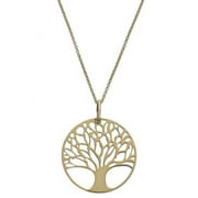 Giani Bernini 24k Gold over Sterling Silver Tree of Life Pendant Necklace