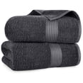 thumbnail image 1 of Toalla de baño Utopia Towels extra grande, 100% algodón, gris, paquete de 2, 1 of 7