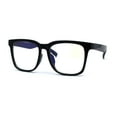 thumbnail image 2 of Boys Child Size Rectangle Horn Rim Blue Light Blocking Computer Glasses Black, 2 of 4