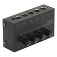 thumbnail image 1 of HA400 Ultra Compact 4 Channel Stereo Headphone Amplifier Low Noise Earphone Amplifier 100?240V UK Plug, 1 of 4