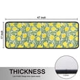 thumbnail image 5 of Kitchen Rugs Sets Of 2,Yellow Lemon Fruit Leaves White Pattern Anti Fatigue Kitchen Mat Rugs Non Slip Washable,Decorative Kitchen Floor Mats for Kitchen,Sink,Laundry,17"x47"+17"x47", 5 of 5