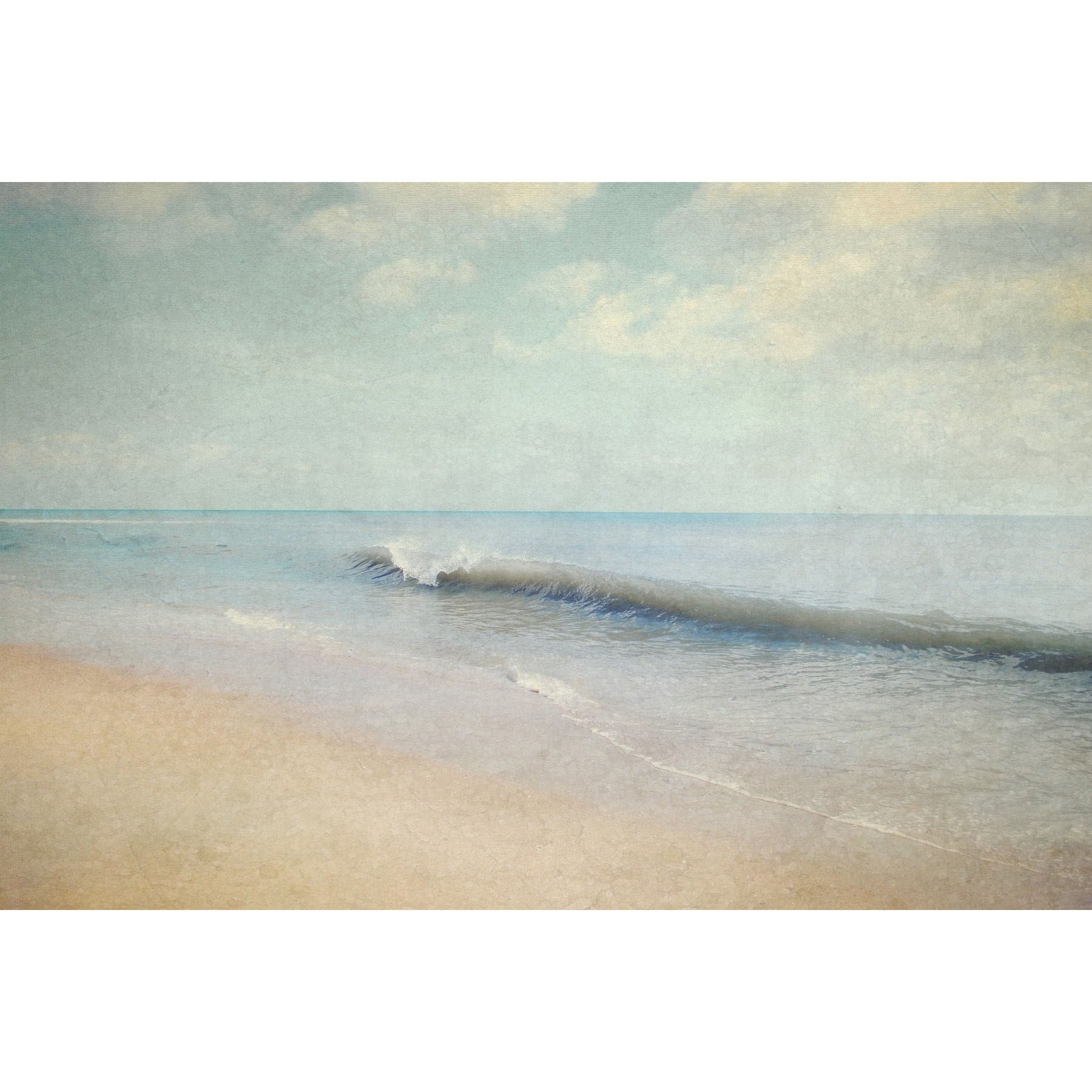 "One Wave" Painting Print on Wrapped Canvas