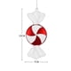 thumbnail image 5 of Bola de caramelo colgante de Navidad, bastón de caramelo, piruleta de caramelo roja y blanca, decoración para árbol de Navidad, hogar, como se muestra, como se muestra, 5 of 5