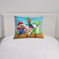 thumbnail image 2 of Oreiller de Lit Super Mario "Mario Rush", 2 of 2