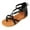 Black, variant on BADHUD Flat Sandals for Women Girls Dressy, Casual Fisherman Low Wedge Sandals Strappy Gladiator Sandals Comfortable Ankle Strap Casual Summer Thong Sandals for Beach
