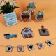 thumbnail image 5 of Fiudx Ofertas de la semana Juego de decoraciones de bandejas escalonadas de Pascua, juego de decoraciones de bandejas escalonadas de primavera, decoración de bandejas escalonadas de madera de Pascua,, 5 of 6