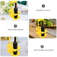 thumbnail image 5 of KAKOWELY Porte-Bouteille de Vin Pliable Porte-Boisson Réutilisable Porte-Bouteille de Bière Porte-Bouteille de Vin avec Poignée 12.6"X7.09"X4.17 Pouces, 5 of 5