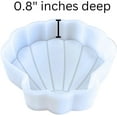 thumbnail image 4 of Seashell Mermaid Summer Beach Silicone Freshie Mold for Scented Aroma Beads Oven Safe Bake Clam Shell Large 4 x 4 x 0.8, 4 of 5