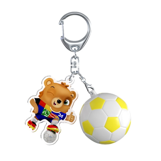 2024GermanEuropeanCupMascotKeychainThree-orderRubik'sCubeSmallRubik'sCubePendantBagOrnamentGift