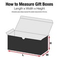 thumbnail image 2 of Box Partners GB644BK 6 in. x 4.5 in. x 4.5 in. Black Gloss Gift Boxes, 2 of 4