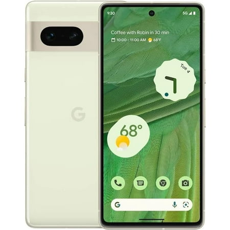 Google Pixel 7 DUAL SIM 128GB ROM + 8GB RAM (GSM | CDMA) Factory Unlocked 5G Smartphone (Lemongrass) - International Version