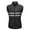 Black, variant on Lightweight Windproof Cycling Vest with 4-Way Stretch Fabric and Reflective Details for Men, Black, Size XXXL/4XL, 1 Pack