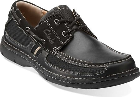 clarks men's waterloo classic boat shoes