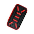 thumbnail image 2 of Caja de aparejos de pesca con señuelos Caja de almacenamiento de pesca de agua dulce Suministros de equipo para hombres con asa Estuche para señuelos Negro Rojo S, 2 of 8