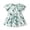 Green, variant on WOLLED Baby Newborn Floral Cotton Dress for Girls Summer Short Sleeve Princess Dresses Toddler Beach Sundress Tutu Dress for 9M-5Y