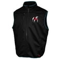thumbnail image 2 of Men's Franchise Club Black Georgia Bulldogs Softshell Full-Zip Vest, 2 of 3