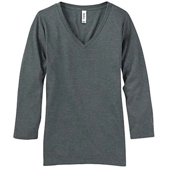 Bella+Canvas Women's Missy Jersey V Neck T-Shirt