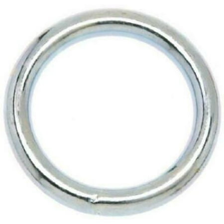 

2PK 1-1/2 Die Cast Zinc With Nickel Finish Welded Ring WLL 200 LB 10/PK