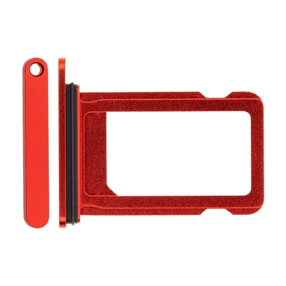 Replacement Single Sim Card Tray For Apple iPhone 12 (A2402) / iPhone 13 (A2631) - Red