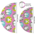 thumbnail image 3 of FMSHPON Easter Xmas Christmas Tree Skirt Stand Mat for Holiday Party Decoration Indoor Outdoor 48 inches, 3 of 6