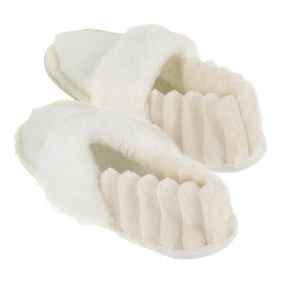 LULULION 1Pair Warm Removable Cotton Towel Insoles for Clogs Soft Plush Liners for Indoor Use