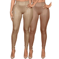 thumbnail image 1 of Set De Dos Leggins Moda Elegante Casual Mujer Vinipiel, 1 of 5