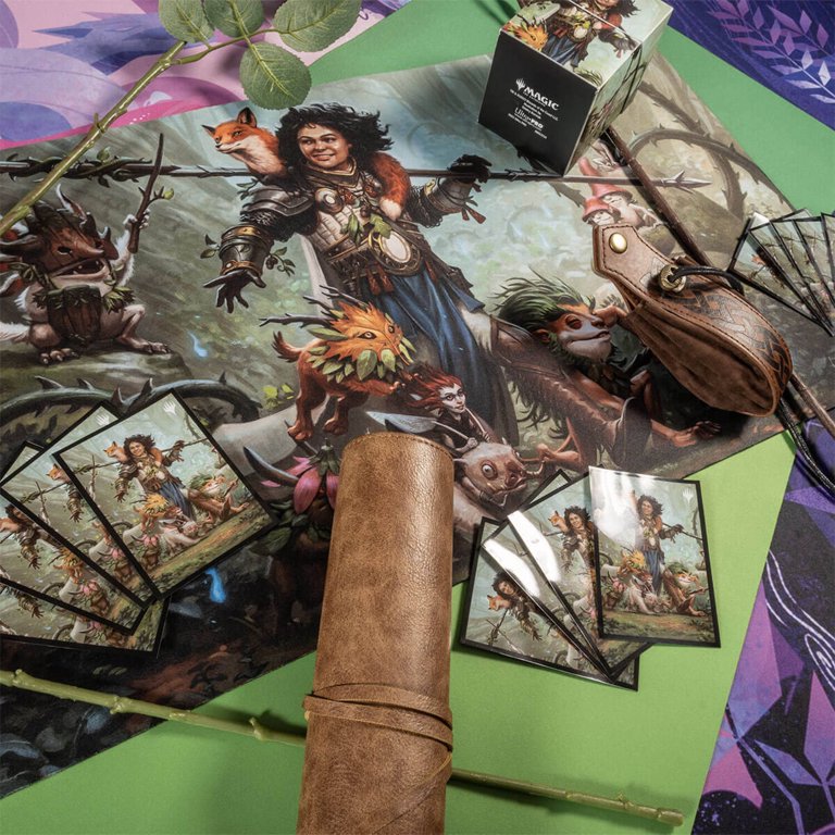 Ultra Pro - Wilds of Eldraine 100+ Deck Box Ellivere of the Wild Court for Magic:  The Gathering, Protect & Store Commander MTG Decks, Collectible Card  Storage, Standard Size Cards, Trading Cards -
