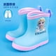 thumbnail image 1 of Nuevas botas de lluvia para niños de Disney, zapatos de lluvia de elsa congelada, botas de lluvia ligeras de EVA para niñas princesas, plantilla 160-16cm Gao Jinjia LED, 1 of 2