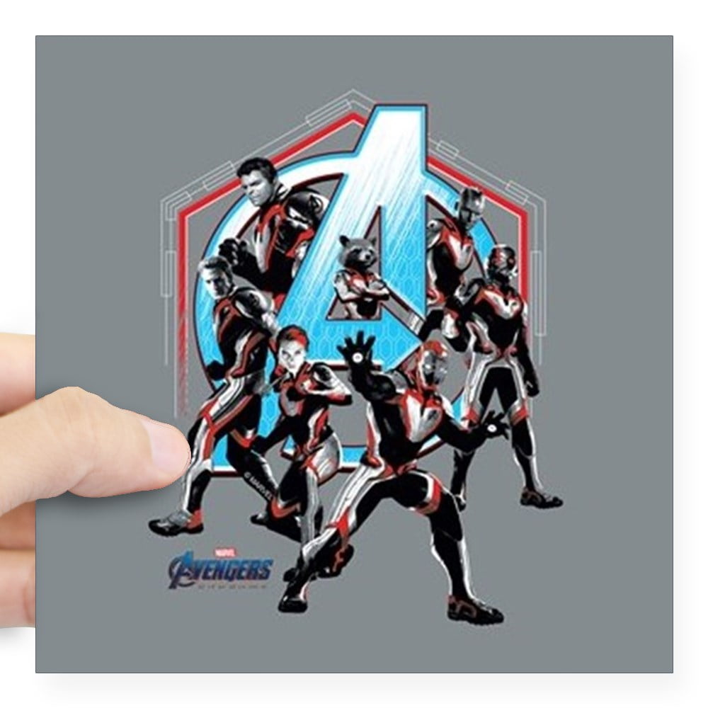 CafePress Avengers Endgame Character Square Sticker 3 X 3 Square