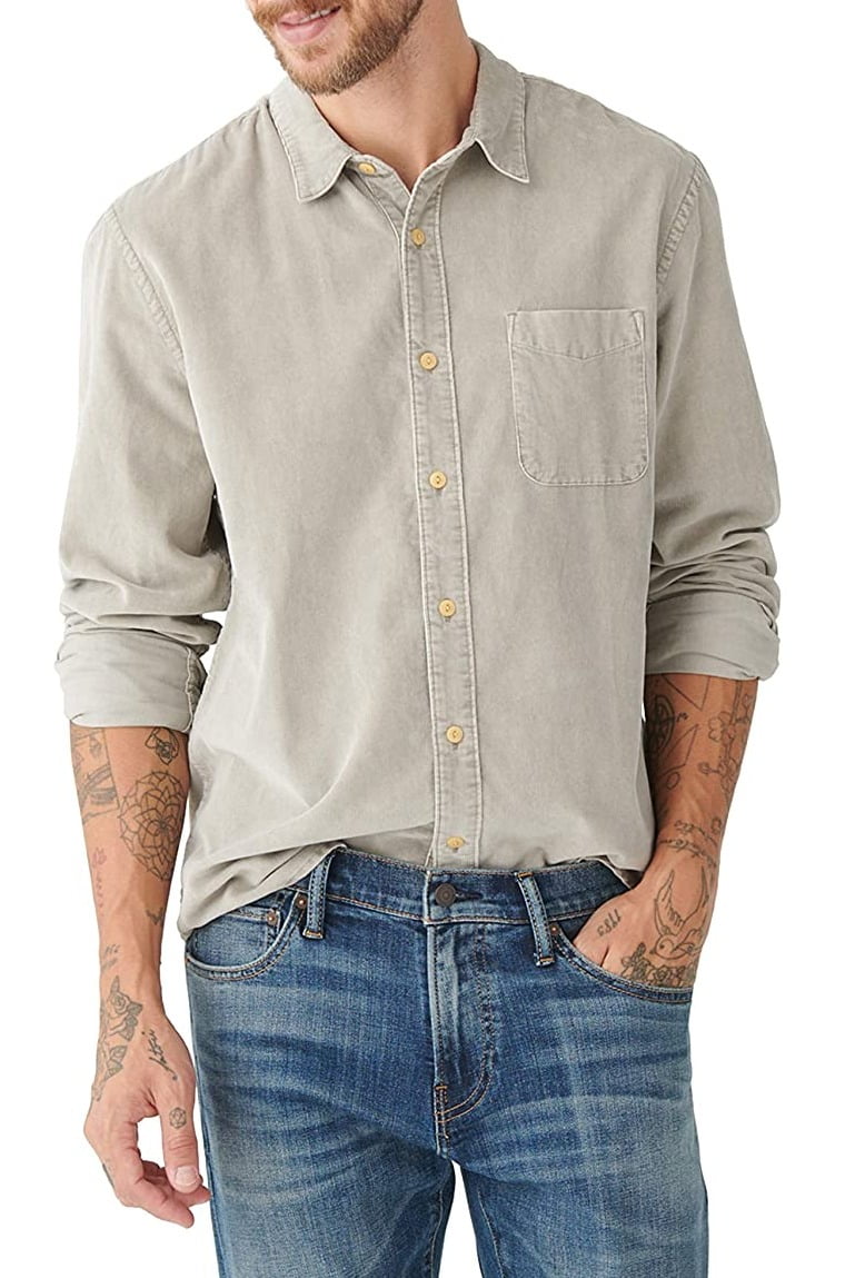 Lucky Brand Mens Shirt Large Corduroy 