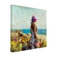 thumbnail image 2 of Alonzo Saunders 'Morning Meadow Stroll II' Canvas Art, 2 of 3