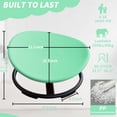 thumbnail image 3 of iYofe Sensory Spinning Chair for Kids, 360° Swivel Chair for Autism Toddlers ADHD Children, Body Coordination Training Chair with Safety Non Slip Base for 3-8 Year Olds Gifts, Green, 3 of 8